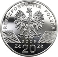 POLSKA, 20 złotych 2009, JASZCZURKA ZIELONA