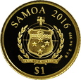 SAMOA, 1 dolar 2016, JÓZEF PIŁSUDSKI