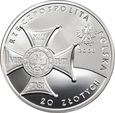 POLSKA, 20 złotych 2008, 90 ROCZNICA ODZYSKANIA NIEPODLEGŁOŚCI