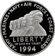 USA, 1 dolar 1994 Kobiety w służbie wojskowej