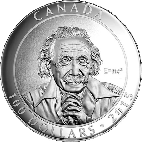 KANADA, 100 dolarów 2015  Albert Einstein