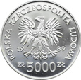POLSKA, 5000 złotych 1989, WESTERPLATTE 