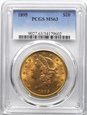 (RK) USA, 20 DOLARÓW 1895,  PCGS MS63