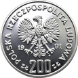POLSKA, 200 złotych 1981, BOLESŁAW I HERMAN