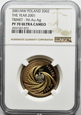 (RK) POLSKA, 200 złotych 2001, ROK 2001,  NGC PF70