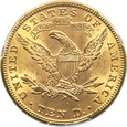 USA, 10 DOLARÓW 1901,  PCGS MS63