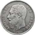 BELGIA, 5 franków 1868