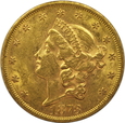 USA, 20 DOLARÓW 1873