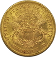 USA, 20 DOLARÓW 1873
