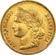 SZWAJCARIA, 20 franków 1891