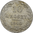 POLSKA , 10 GROSZY 1840