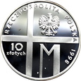 POLSKA, 10 złotych 1998, 20 LECIE PONTYFIKATU JANA PAWŁA II