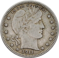 USA, 25 centów 1911-D