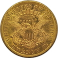 USA, 20 DOLARÓW 1876-S