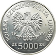 POLSKA, 5000 złotych 1989, WESTERPLATTE 