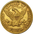 USA, 5 DOLARÓW 1880