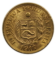 PERU,  1 LIBRA 1917