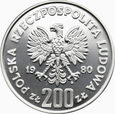 POLSKA, 200 złotych 1980, KAZIMIERZ I ODNOWICIEL