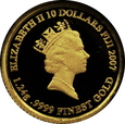FIJI, 10 dolarów  2007, Jan XXIII