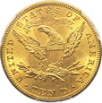USA, 10 DOLARÓW 1906,  PCGS MS63