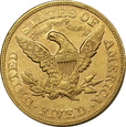 USA, 5 DOLARÓW 1873