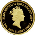 FIJI, 10 dolarów  2007, Pius XII