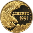 USA, 5 DOLARÓW 1991 W