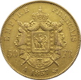 FRANCJA, 50 FRANKÓW 1857 A
