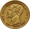 SARDYNIA, 20 LIRÓW 1857