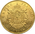 FRANCJA, 100 FRANKÓW 1858 A  2