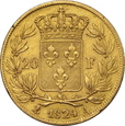 FRANCJA, 20 FRANKÓW 1824 A