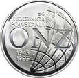 POLSKA, 20 złotych 1995, 50 ROCZNICA POWSTANIA ONZ