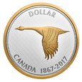 KANADA, 1 dolar 2016  Canada Goose