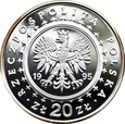 POLSKA, 20 złotych 1995, PAŁAC KRÓLEWSKI W ŁAZIENKACH