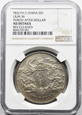 CHINY, DOLAR 1911,  kropka po DOLAR   NGC AU DETAILS