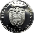 PANAMA, 20 balboas 1977. VASCO NUNEZ DE BALBOA