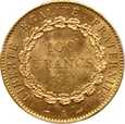 FRANCJA, 100 FRANKÓW 1911 A    PCGS MS62