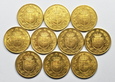 WŁOCHY, 20 lirów (10 SZTUK)
