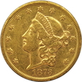 USA, 20 DOLARÓW 1873-S