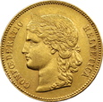 SZWAJCARIA, 20 franków 1892