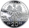 POLSKA, 20 złotych 2005, PUCHACZ