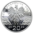 POLSKA, 20 złotych 1999, WILK