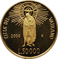 WATYKAN, 50000 LIRÓW 2000 Jan Paweł II