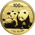 CHINY, 100 JUANÓW 2010 - PANDA