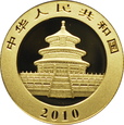 CHINY, 100 JUANÓW 2010 - PANDA