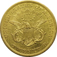 USA, 20 DOLARÓW 1850