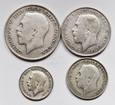 WIELKA BRYTANIA, Zestaw monet 1922