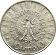 POLSKA , 10 ZŁOTYCH 1935 Piłsudski   