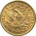 USA, 5 dolarów 1895