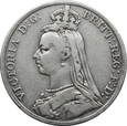 WIELKA BRYTANIA, 1 korona 1889